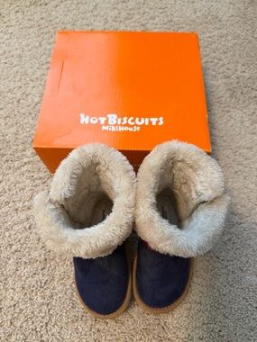 Hot Biscuits MikiHouse Colour-block Boots